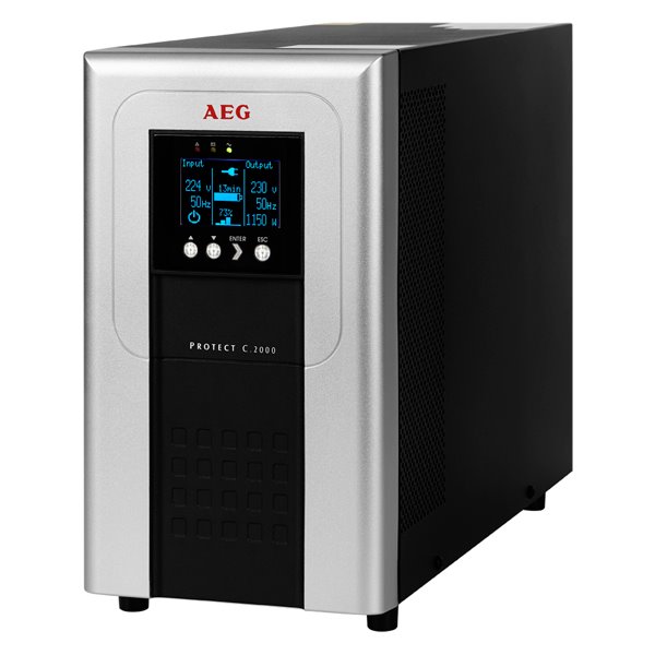 AEG UPS Protect C.2000/ 2000VA/ 1600W/ 230V/ online UPS, model 2014 6000016104