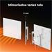 AENO AGH11S Premium QUADRO Smart Ohrievač, Biely, LED, WI-FI, max 500W, 50x50cm, Infra AGH0011S