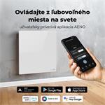 AENO AGH11S Premium QUADRO Smart Ohrievač, Biely, LED, WI-FI, max 500W, 50x50cm, Infra AGH0011S