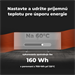 AENO AGH6S Premium Eco Smart Ohrievač, LIMITOVANÁ EDÍCIA, farba antický mramor, LED, WI-FI, max 700W, Infra AGH0006S