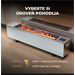 AENO FH1S Premium SPACE FIRE HEATER, Biely, LED, WI-FI, max 2000W, 1000x242cm, efekt ohńa AFH0001S