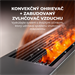 AENO FH2S Premium SPACE FIRE HEATER,Čierny, LED, WI-FI, max 2000W, 1000x242cm, efekt ohńa AFH0002S