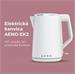 AENO Rychlovarná kanvica EK2 - 1,5l, 2200W, biela, Strix, dvojvrstvá stena, auto vypnutie AEK0002