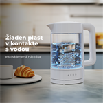 AENO Rychlovarná kanvica EK5 - 1,7l, 2200W, Strix, funkcia udržiavania tepla, auto vypnutie AEK0005