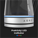 AENO Rychlovarná smart kanvica EK1S - 220-240V~, 50/60Hz, 1850-2200W, Strix, 1.15Kg AEK0001S