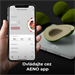 AENO Smart kuchynská váha AKS0001S do 8 kg, presnost 1 g, TARE a automatické vypnutie, biela