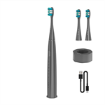 AENO sonická zubná kefka DB10G, farba šedá, 5 módov, 3 náhradné hlavice, batéria 1400 mAh, 48600 ot/min, 90 dní ADB0010G