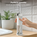 AENO Ústna sprcha: 5 V, 4 W, 2200 mAh, 240 ML s magnetickými nadstavcami a UV cistenim ADI0003