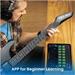 Aeroband Guitar - Smart Elektrická Kytara pouzdro, černá AG01V2B-BAG-B