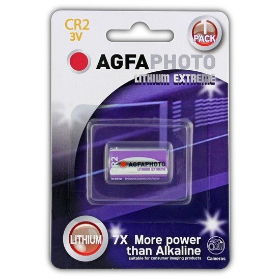 AgfaPhoto lithiová foto batéria 3V, CR2, blister 1ks AP-CR2-1B