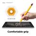 AhaStyle silikónový obal v štýle ceruzky s gumou pre Apple Pencil 2. generácie / Pro - žltý 14309527_king
