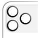 Aiino - Obló Camera lens glass protection for iPhone 17 Pro/17 Pro Max AILENS6725