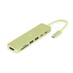 Aiino - Stream 7-in-1 hub for MacBook Neo - Citrus AI7HUBNE-LM