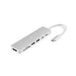 Aiino - Stream 7-in-1 hub for MacBook Neo - Silver AI7HUBNE-SV