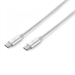 Aiino - USB-C to USB-C cable made of braided nylon (1,2 metres) AICBC2BRN