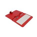 AIREN AiTab Leather Case 1 with USB Keyboard 7" RED (CZ/SK/DE/UK/US.. layout) Leather Case 1 7R