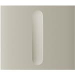 Ajax CenterButton (Dimmer) vertical - Středový kryt stmívatelného tlačítka, vertikální instalace, slonová kos AJAX98597