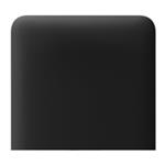 Ajax SideButton (1-gang) vertical - Boční tlačítko, vertikální instalace, černá AJAX83451