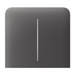 Ajax SideButton (2-gang) vertical - Boční dvou tlačítko, vertikální instalace, šedá AJAX83438