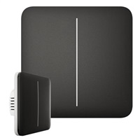 Ajax SoloButton (2-gang) - Samostatné tlačítko pro LightSwitch, černá AJAX45119