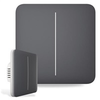 Ajax SoloButton (2-gang) - Samostatné tlačítko pro LightSwitch, grafitová AJAX46016