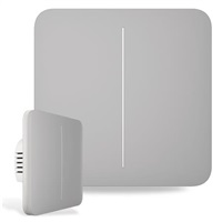 Ajax SoloButton (2-gang) - Samostatné tlačítko pro LightSwitch, mlhová AJAX46015