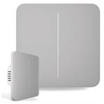 Ajax SoloButton (2-gang) - Samostatné tlačítko pro LightSwitch, mlhová AJAX46015