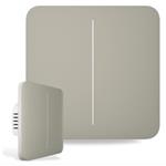 Ajax SoloButton (2-gang) - Samostatné tlačítko pro LightSwitch, olivová AJAX46019