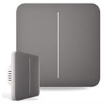 Ajax SoloButton (2-gang) - Samostatné tlačítko pro LightSwitch, šedá AJAX46017