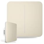 Ajax SoloButton (2-gang) - Samostatné tlačítko pro LightSwitch, slonová kost AJAX46018