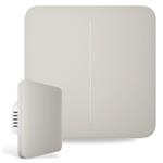 Ajax SoloButton (2-gang) - Samostatné tlačítko pro LightSwitch, ústřicová AJAX46020