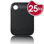 Ajax Tag (25ks) black bezkontaktní přístupové čipy AJAX23529-25