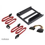 AKASA adaptér 2.5" SSD a HDD + SATA kabely AK-HDA-11