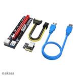 AKASA adaptér PCIe Riser Adapter Card for GPU Mining AK-CBPW26-KT06