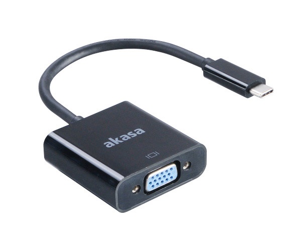 AKASA AK-CBCA03-15BK Typ C - VGA adaptér