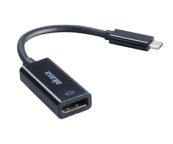 AKASA AK-CBCA05-15BK Typ C - DisplayPort adaptér