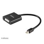 AKASA AK-CBDP08-20BK Mini DisplayPort to DVI Passive Converter, 20cm