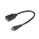 AKASA AK-CBHD10-25BK, HDMI - miniHDMI adaptér