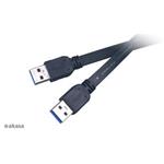 AKASA AK-CBUB15-15BK vysokorýchlostný USB 3.0 kábel A - kábel A, čierny 150 cm