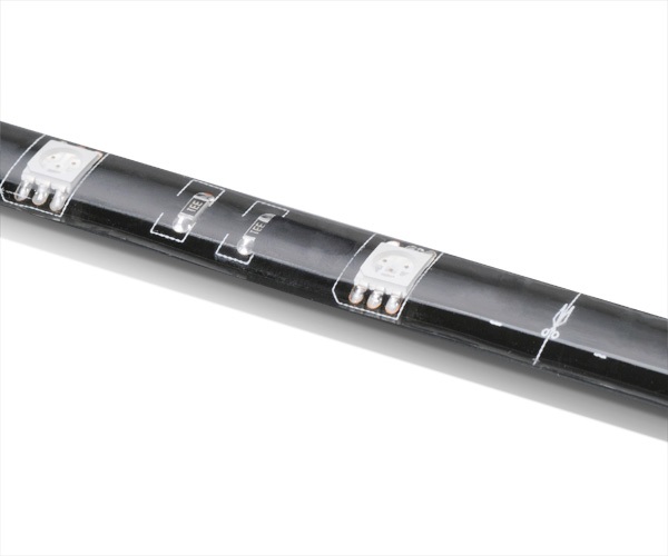 AKASA AK-LD05-50GN Led pasik biely, magnetický, 50 cm AK-LD05-50WH