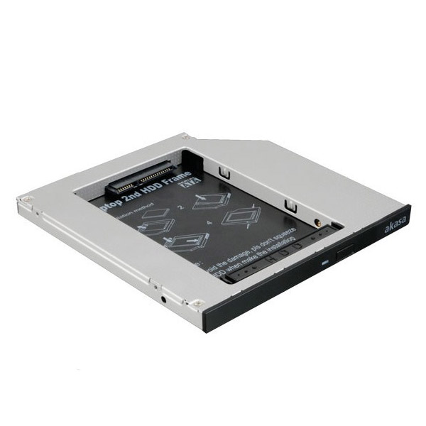 AKASA AK-OA2SSA-03 N.Stor, for 2,5" SATA/SSD to ODD 9,5mm
