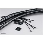 AKASA AK-TK01-BK Cable Tidy Kit Practical solution for managing electrical cables