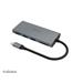 AKASA dokovací stanice 9v1 USB 3.1 Type-C / 1x USB 3.1 Type-C / 3x USB Type-A / 1x HDMI / 1x SD / 1x GLA AK-CBCA21-18BK