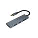 AKASA - externí USB hub - USB typ-C na 4 x USB 3.0 AK-CBCA25-18BK