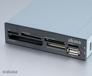 AKASA int. USB 2.0 interní čtečka karet + USB 2.0 AK-ICR-07