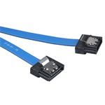 AKASA kabel SATA 3.0, super tenký, se skrytým zámkem,15cm, modrý AK-CBSA05-15BL