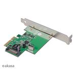 AKASA PCIe karta USB 3.2 Gen 2 interní konektor AK-PCCU3-06