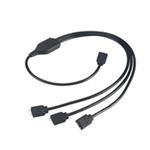 AKASA - RGB LED kabel-splitter adresovatelný 50 cm AK-CBLD07-50BK