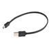 AKASA - USB 2.0 typ C na typ A kabel - 30 cm AK-CBUB43-03BK