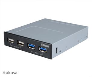 AKASA USB hub USB 2.0 + USB 3.0 - interní AK-ICR-12